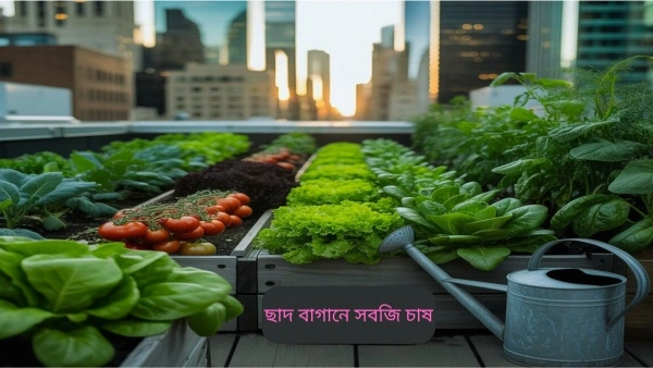 ছাদ বাগানে সবজি চাষ এর সহজ উপায় ও যত্নের পদ্ধতি