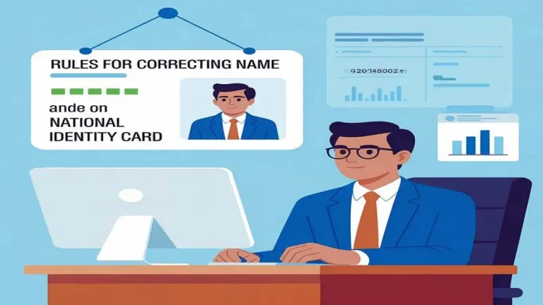 জাতীয় পরিচয়পত্রে নাম সংশোধন করার নিয়ম ও প্রয়োজনীয় প্রক্রিয়া