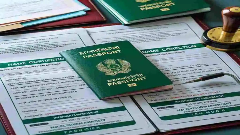 পাসপোর্টে নাম ও তথ্য সংশোধনের নিয়ম সম্পর্কে বিস্তারিত গাইড