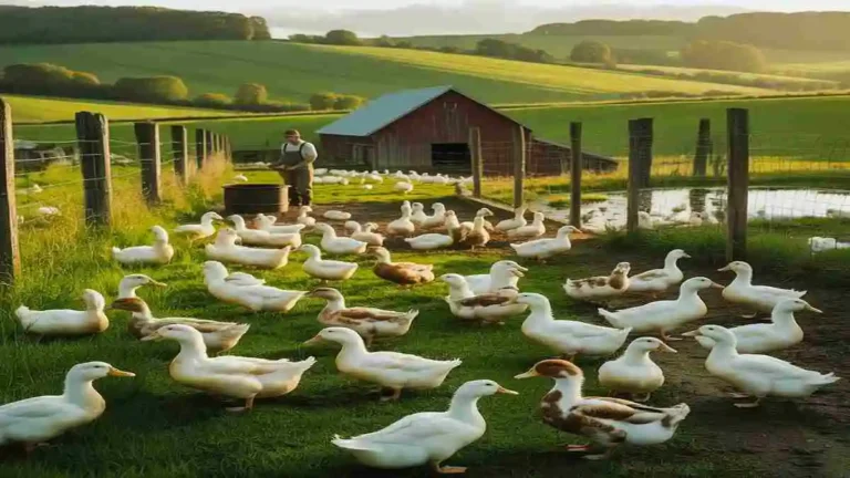হাঁস পালন খামারে সুস্থ হাঁস ও চাষের প্রক্রিয়া