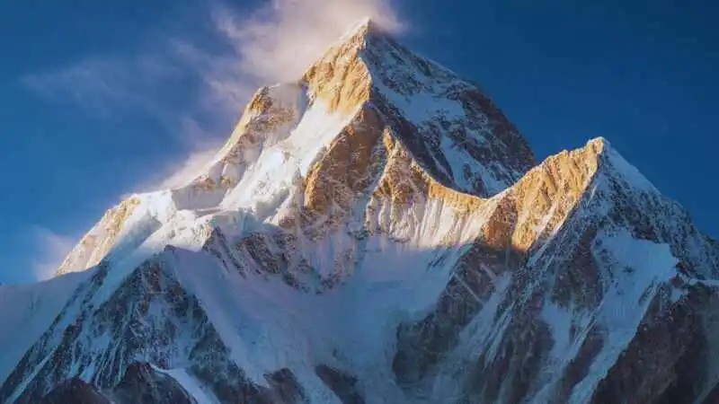 K2 পর্বতের চূড়া ও ঝুঁকিপূর্ণ পাহাড়ি অঞ্চল