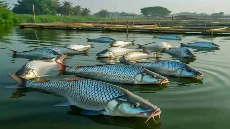 কাতলা মাছের সঠিক খাবার ও পুষ্টি প্রদানের ছবি