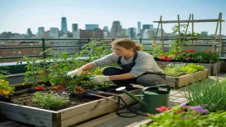 ছাদ বাগান রক্ষণাবেক্ষণ করে সুস্থ ও সবুজ গাছপালা