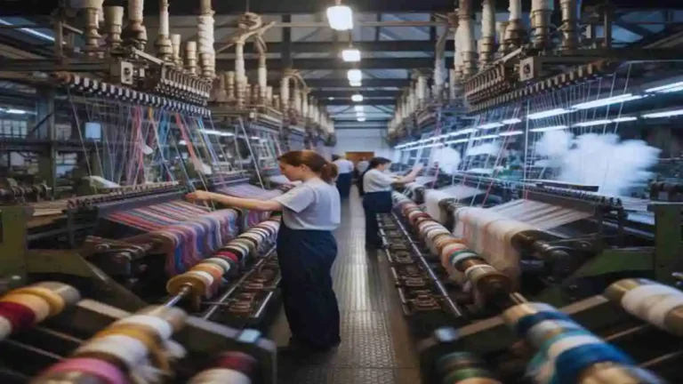 টেক্সটাইল মিল কীভাবে কাজ করে তার একটি বাস্তব কর্মপ্রক্রিয়ার ছবি