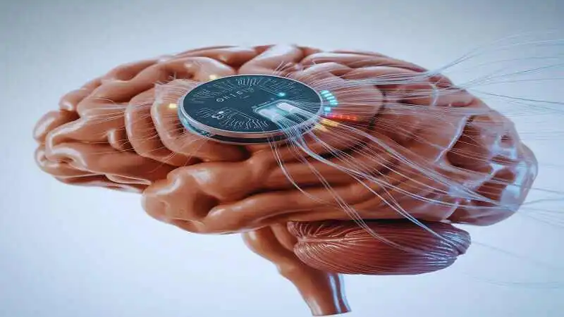নিউরালিংক কীভাবে কাজ করে দেখানো ব্রেইন-চিপ প্রযুক্তির চিত্র