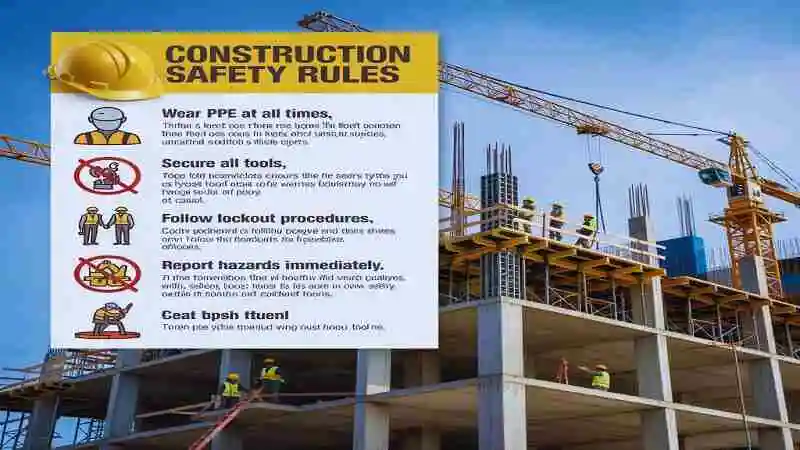 ভবন নির্মাণে শ্রম আইন ও নিরাপত্তা মেনে শ্রমিকদের নিরাপদ কর্মপরিবেশ নিশ্চিত করা