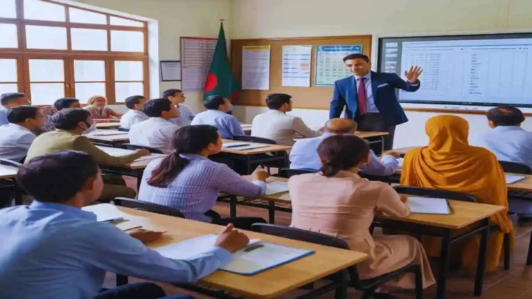 শিক্ষকদের প্রশিক্ষণ কার্যক্রম চলাকালীন ছবি