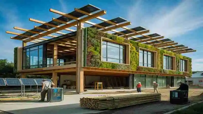 গ্রিন বিল্ডিং নির্মাণ পদ্ধতি ব্যবহার করে টেকসই ও পরিবেশবান্ধব ভবন