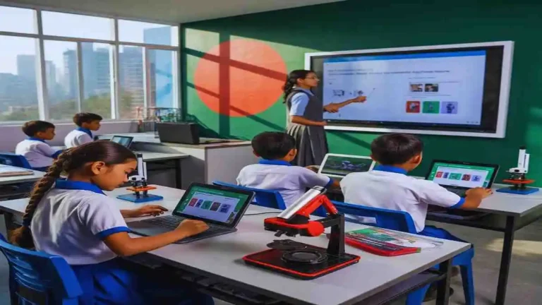 শিক্ষা ও প্রযুক্তির সমন্বয় এর মাধ্যমে আধুনিক ডিজিটাল শিক্ষাব্যবস্থা