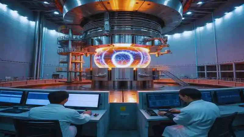 ভবিষ্যতের জ্বালানি কৃত্রিম সূর্য প্রযুক্তির মাধ্যমে শক্তি উৎপাদনের দৃশ্য